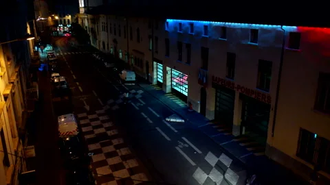 Police station of Lyon Stock Footage 342125197