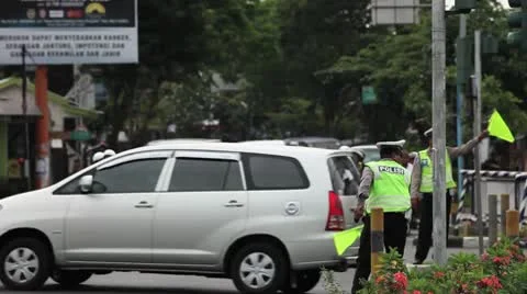 Police stopped the offender Stock Footage 10718130