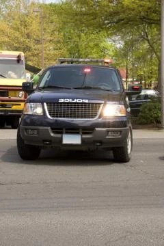 Police SUV Stock Photos