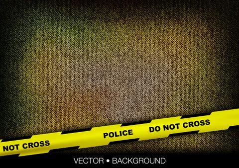 Police tape Stock Illustration