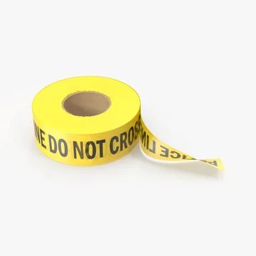 Police Tape Roll 3D Model