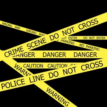 Police tapes Stock Illustration