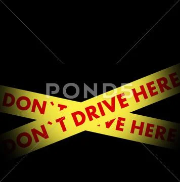 Police tapes Stock Illustration