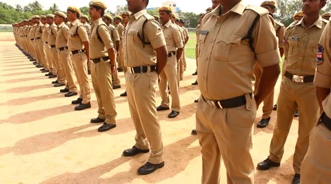 Police Training center Stock Footage 53888689