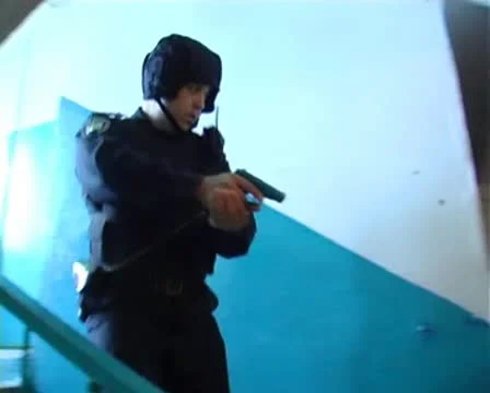 Police training Stock Footage 10565994