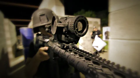 Police training Stock Footage 29759561