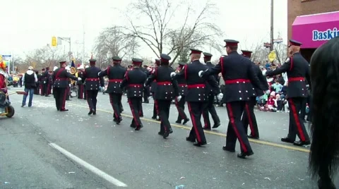 Police walking Stock Footage 572665