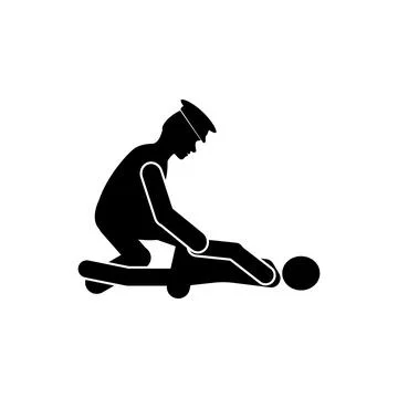 The policeman arrests the offender icon. Element of police profession icon Stock Illustration