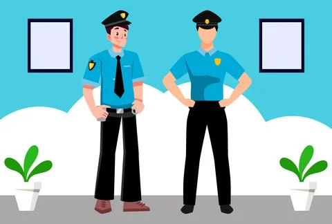 Policeman Concept Illustration Stock Illustration