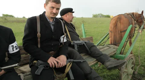 Policeman during the Second World War. Editorial Stock Footage 25485339