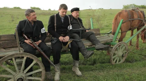 Policeman during the Second World War. Editorial Stock Footage 25485375