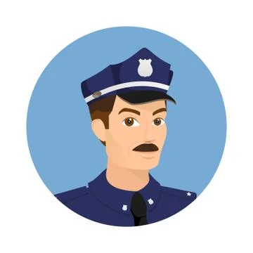 Policeman icon Stock Illustration