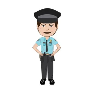 Policeman Stock Illustration