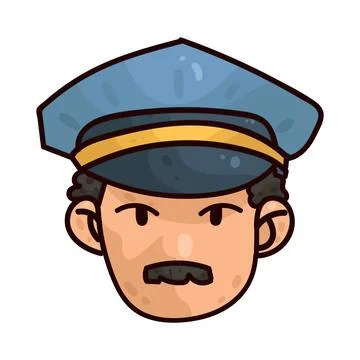 Policeman illustration Stock Illustration