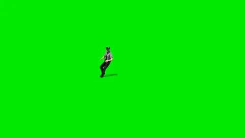 Policeman Run to stop turn left Front Green Screen 3D Rendering Animation Stock Footage 86705836