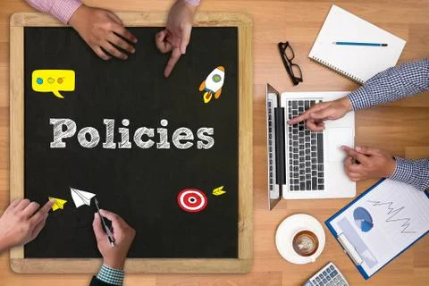 Policies Concept Stock Photos