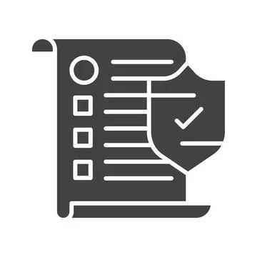 Policy Icon Image. Illustrazione stock