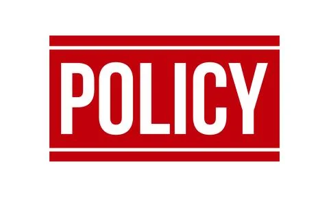 Policy Rubber Stamp Seal Vector Stock Illustration