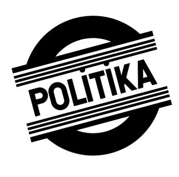 Policy stamp on white Stockillustratie