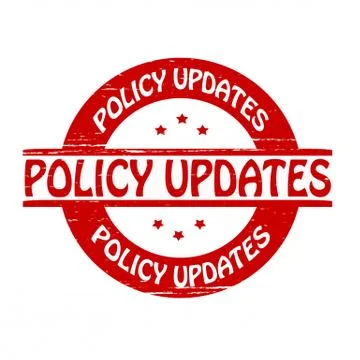 Policy updates Stock Illustration