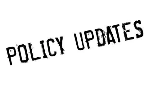 Policy Updates rubber stamp イラスト素材