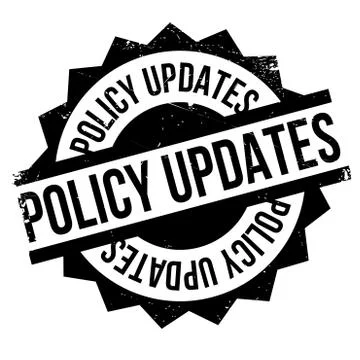 Policy Updates rubber stamp イラスト素材