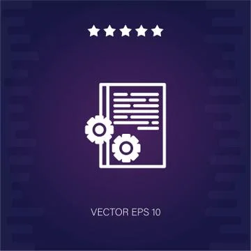 Policy vector icon Stock Illustration