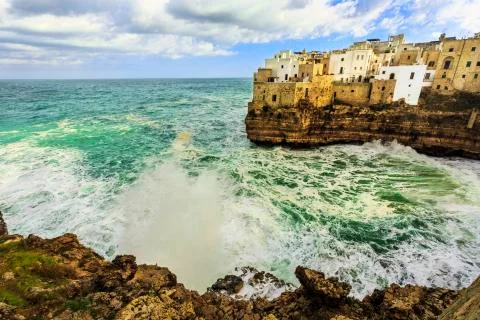 Polignano a mare Stock Photos