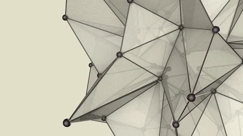 Poligon Shape Transformation. Vídeo Stock 58449570