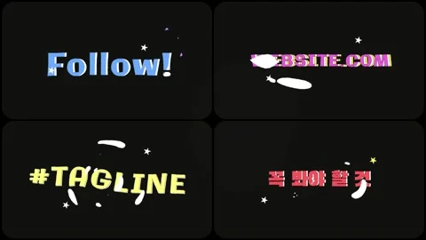 Poligonal Smoke Titles for After Effects After Effects stock