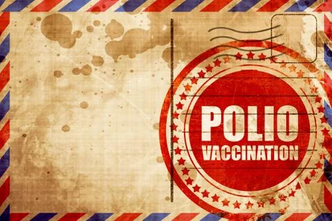 Polio vaccination Stock Illustration