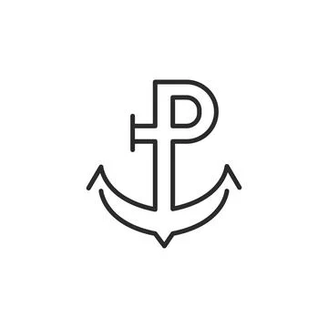Polish Anchor Icon Stock Illustration