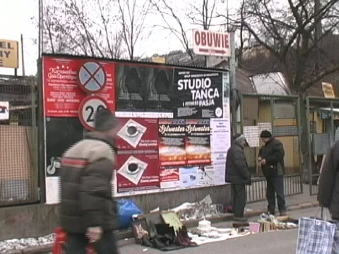 Polish Billboard Stock Footage 566640