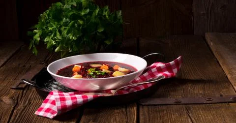 Polish Borscht Foto stock