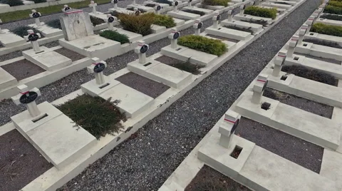 Polish Cemetery in Lviv Stock Footage 62242043