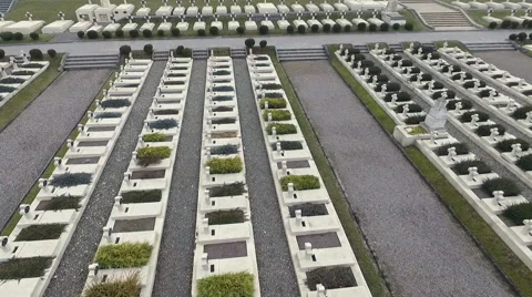 Polish Cemetery in Lviv Stock Footage 62268623