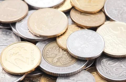 Polish coins Stock-Fotos