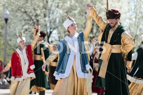 Polish Constitution Day Parade 2018 Stock Photos