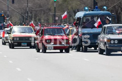 The Polish Constitution Day Parade 2018 Stock Photos