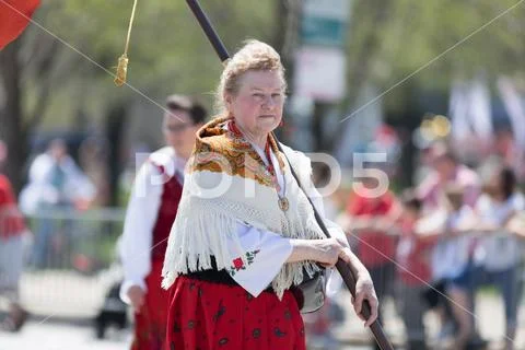 The Polish Constitution Day Parade 2018 Stock Photos