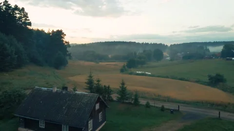 POLISH COTTAGE Stock Footage 138658283