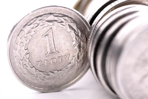 Polish currency Stock Photos