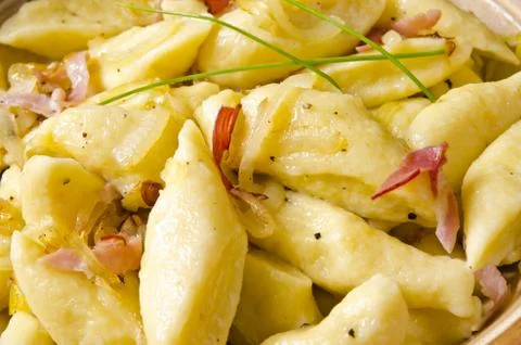 Polish dumplings Stock Photos