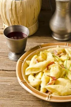 Polish dumplings Foto stock