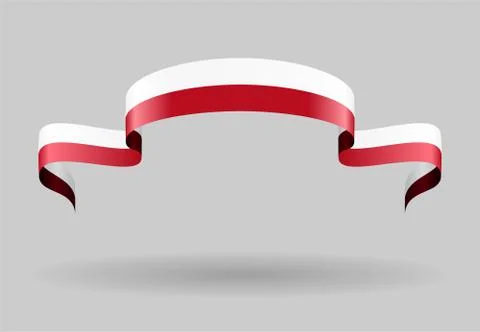 Polish flag background. Vector illustration Stock Illustration