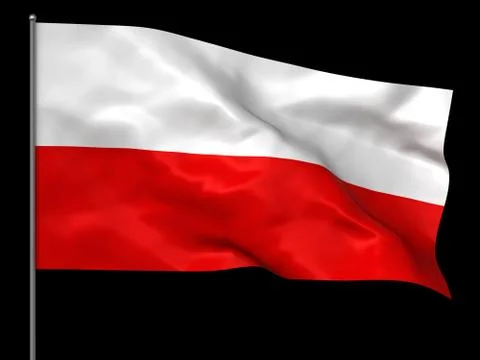 Polish flag Stock Illustration