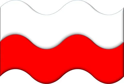 Polish flag Stock Illustration