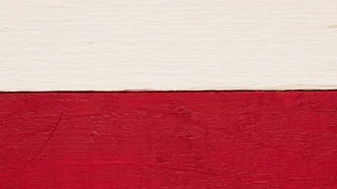 Polish flag on rustic wood using as background with space for text or image Illustrazione stock