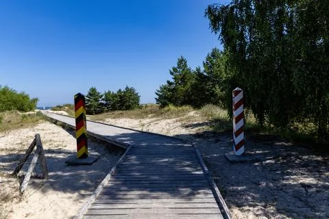 Polish-German border, border posts Фото
