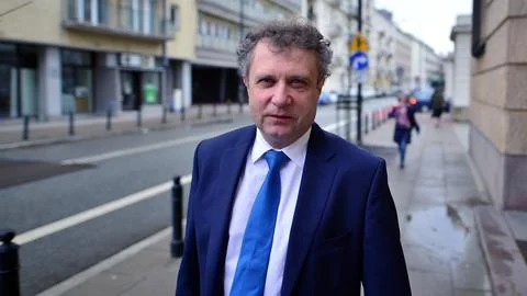 Polish MP of the Civic Platform. Stock Photos